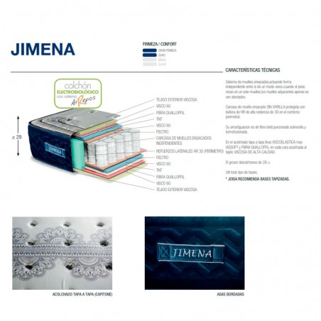 COLCHON JOISA JIMENA 150X190CM