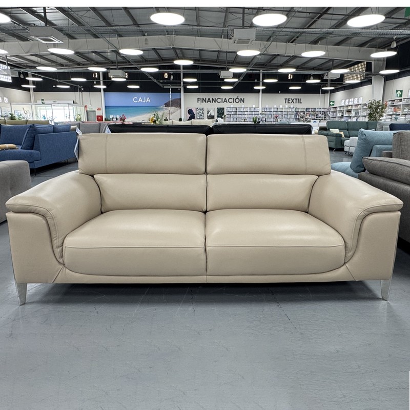 SOFÁ 3 PLAZAS K063B/EIS COLOR BEIGE