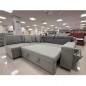 SOFÁ CAMA RINCONERA 3 PLAZAS DIVÁN IZQUIERDO GRIS SOFÁ CAMA RINCONERA 3 PLAZAS DIVÁN IZQUIERDO GRIS