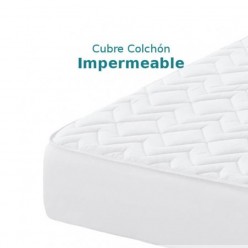 CUBRECOLCHÓN ACOLCHADO NUBE IMPERMEABLE 180X200CM