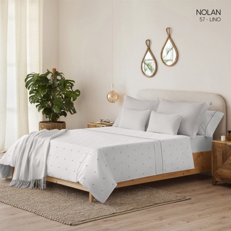 JUEGO DE SÁBANAS SERENA NOLAN LINO 135X190/200CM
